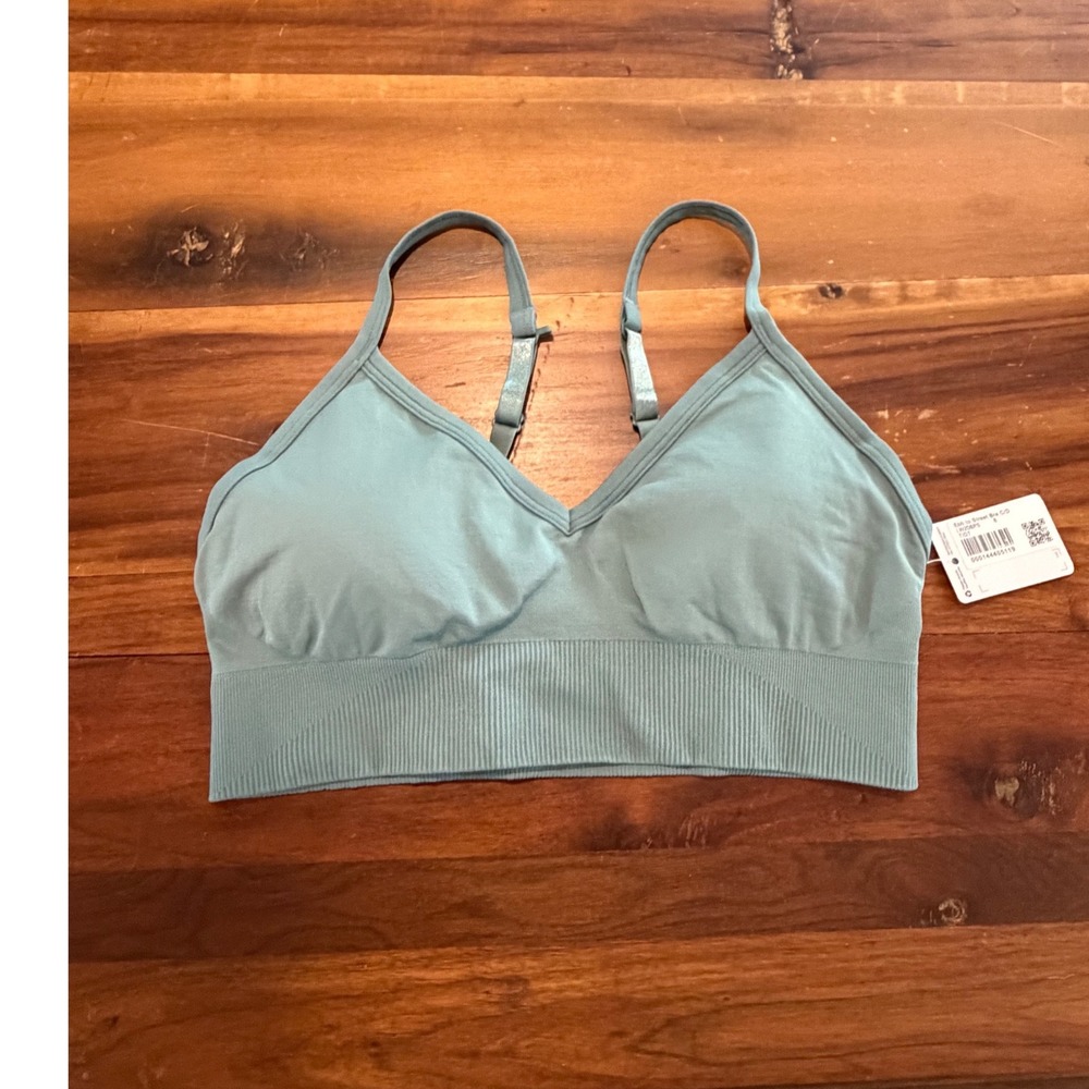 Lululemon Ebb to Street Bra C/D Tidewater Teal LW2DBPS Size 8 NWT